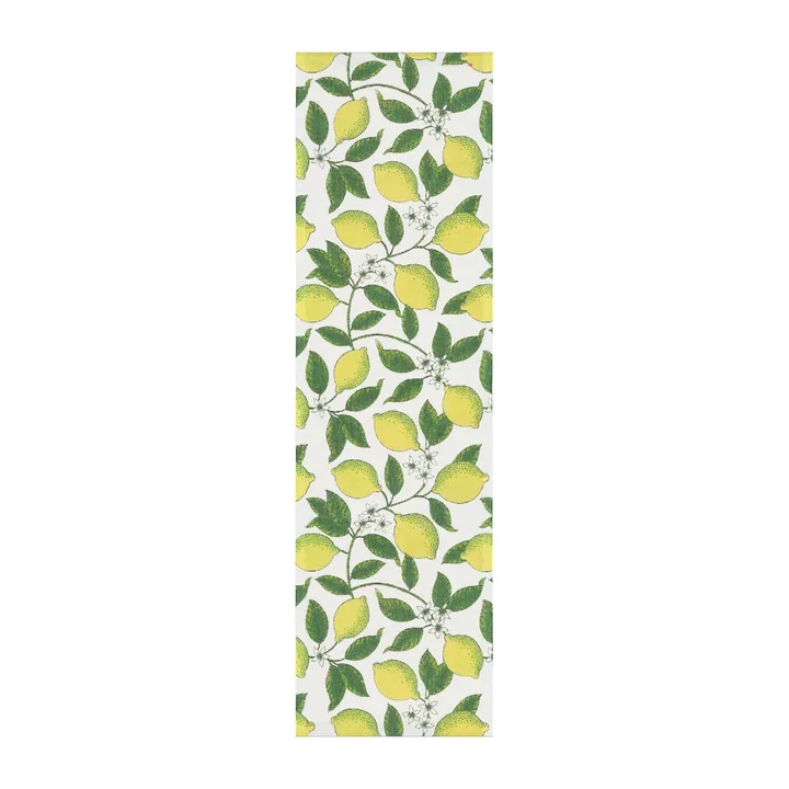 Citroner桌旗 - 35x120cm - Ekelund Linneväveri