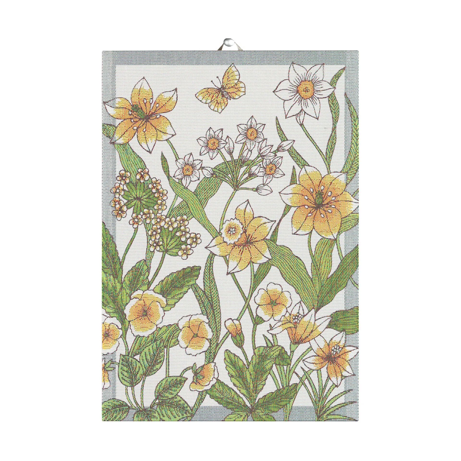 Daffodil 厨房巾 35x50 cm, 黄色 Ekelund Linneväveri