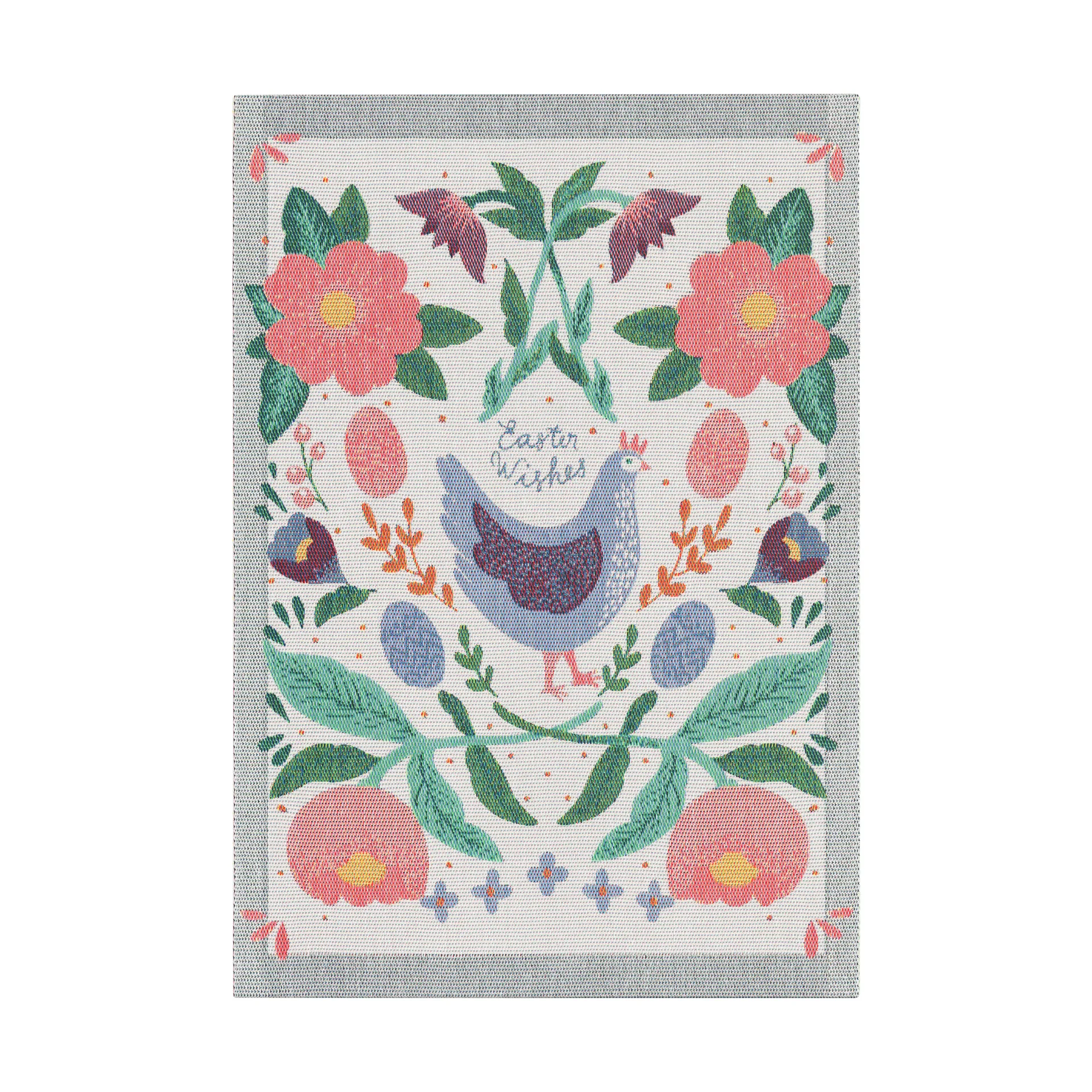 Easter chicken 厨房巾 35x50 cm, 彩色 Ekelund Linneväveri