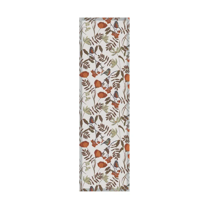 Fåglabäck 桌旗 35x120cm - 棕色 - Ekelund Linneväveri