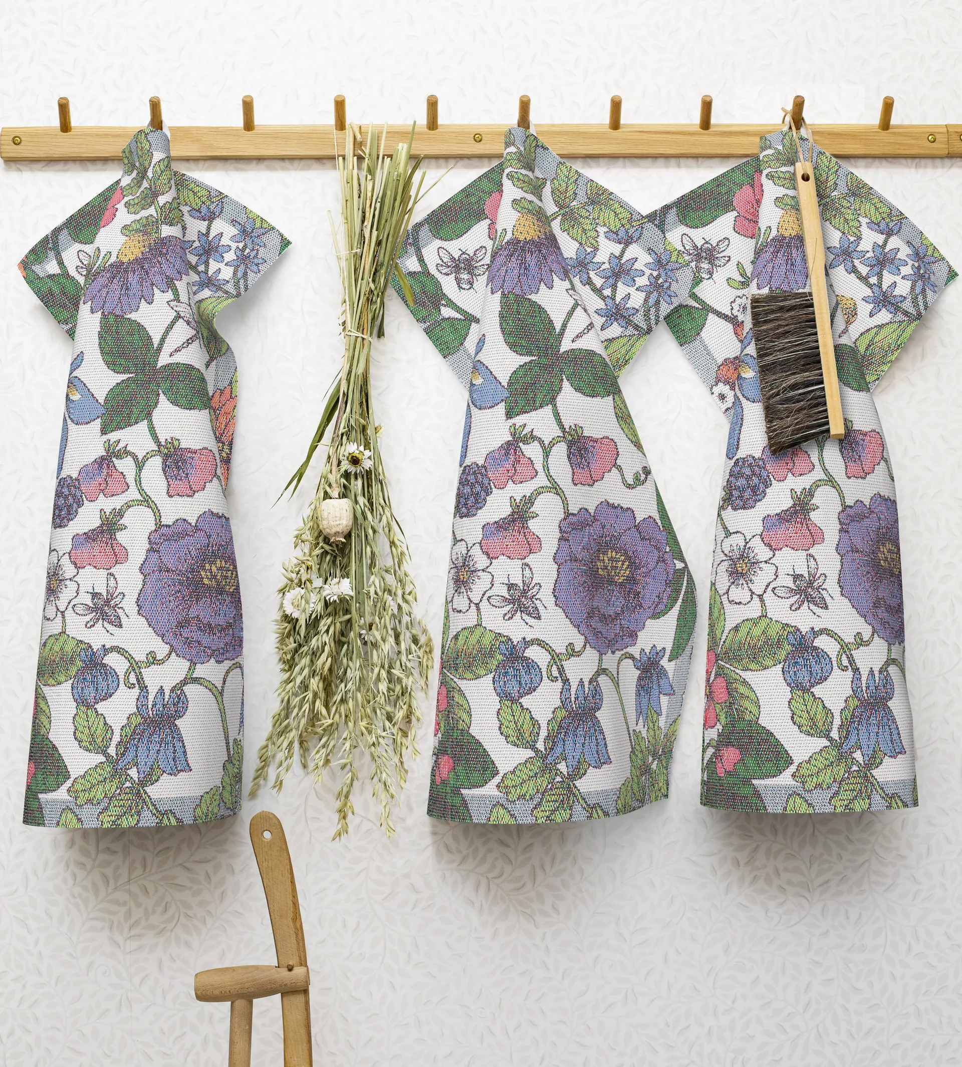 Flora 厨房巾 , 35x50 cm Ekelund Linneväveri