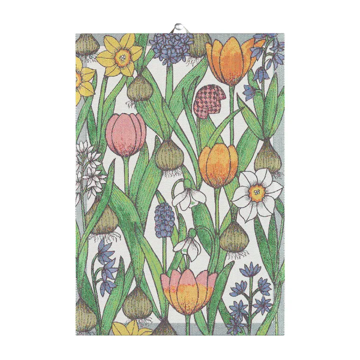 Flower bulbs 厨房毛巾 - 35x50cm - Ekelund Linneväveri