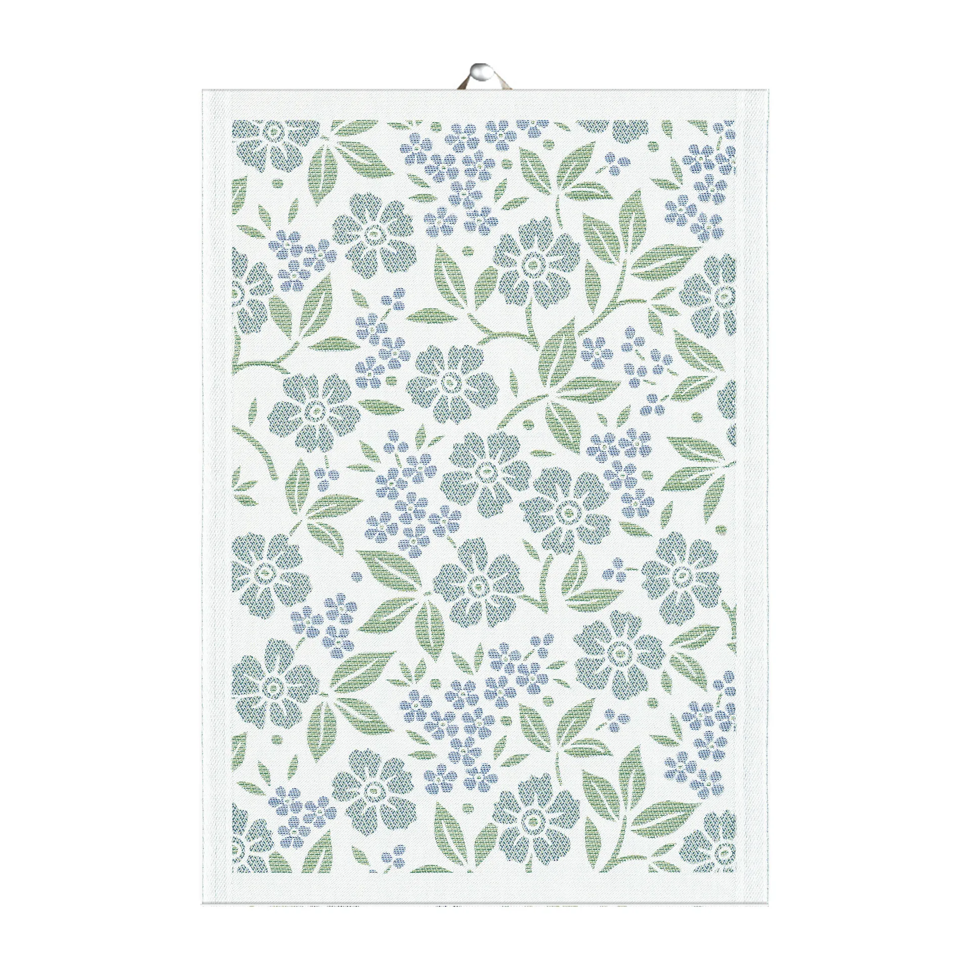 Förgätmigej 厨房巾 35x50 cm, 浅蓝 Ekelund Linneväveri