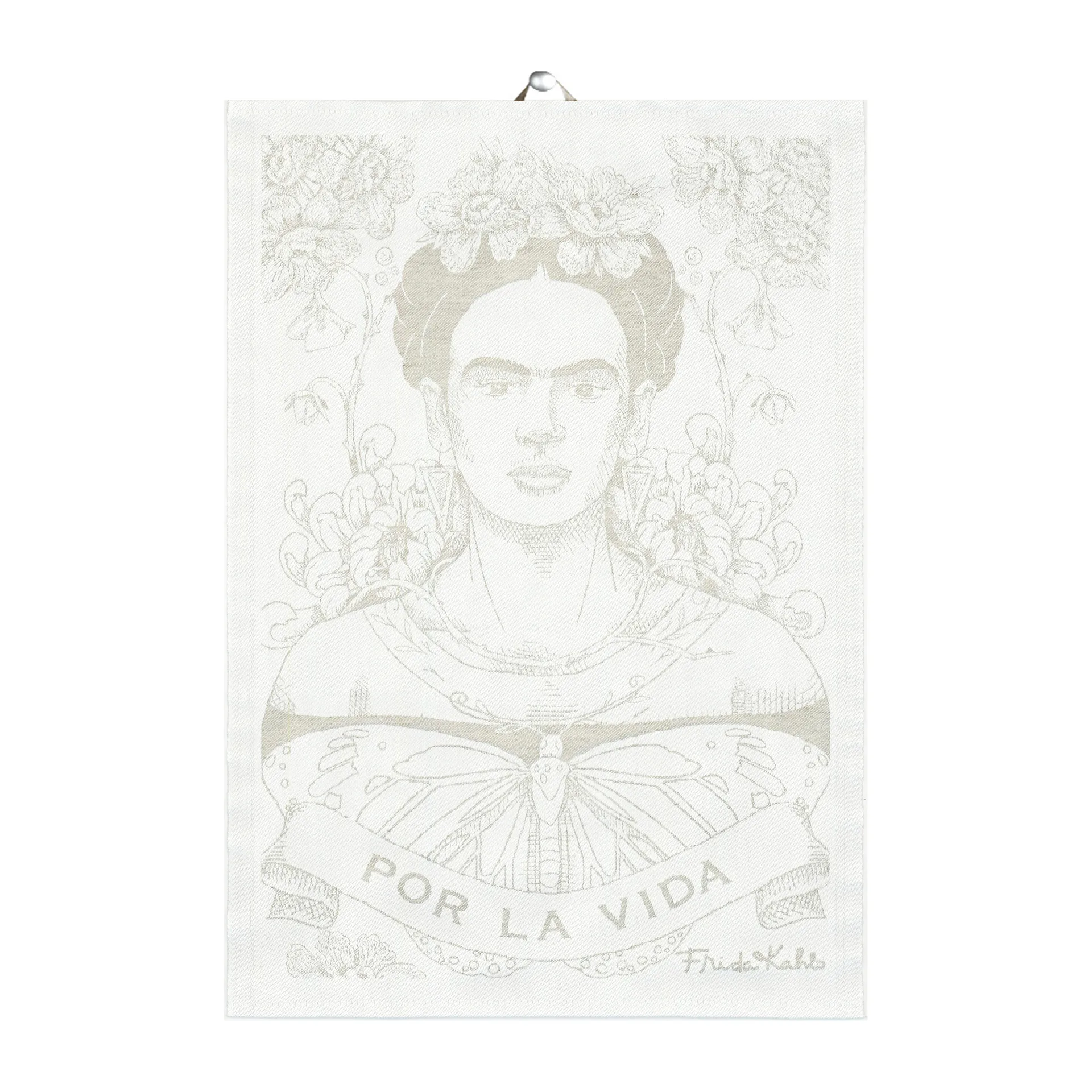 Frida Kahlo 厨房巾  35x50 cm, Belleza Ekelund Linneväveri