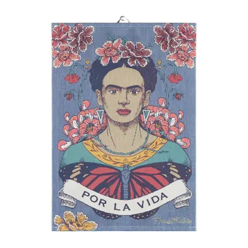 Frida Kahlo 厨房毛巾 35x50cm - Vida - Ekelund Linneväveri