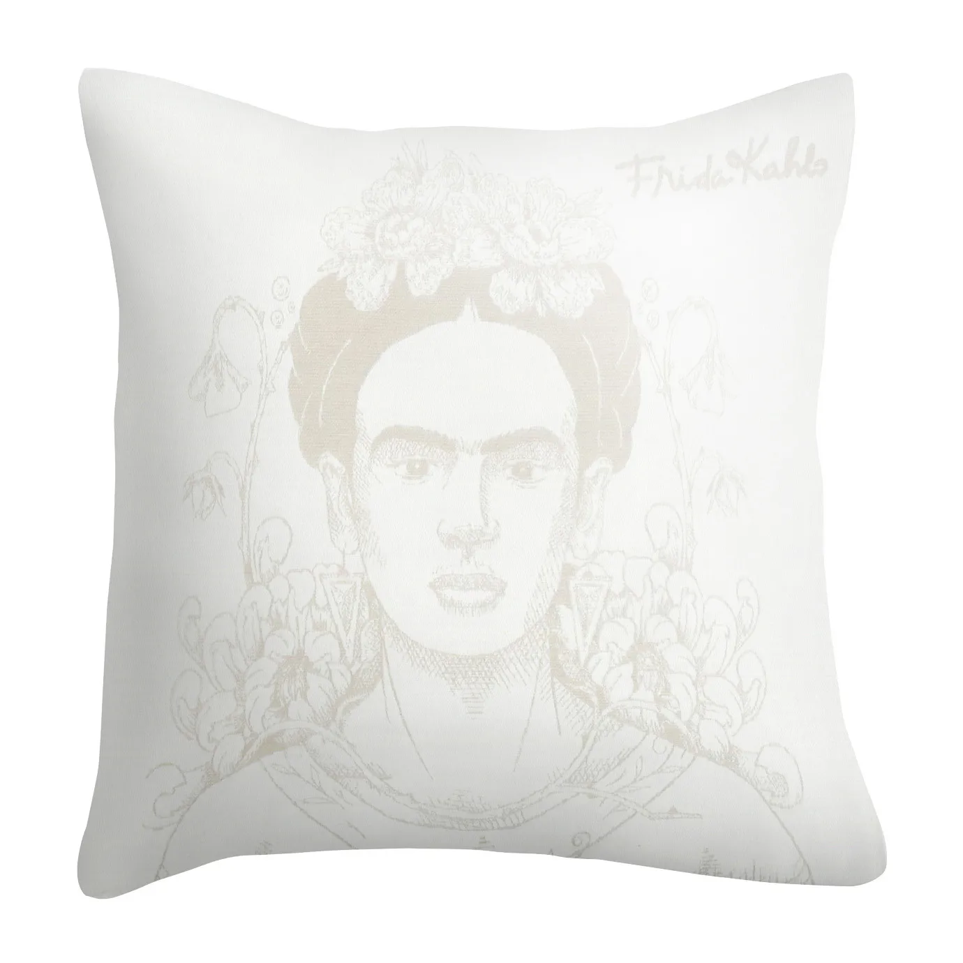 Frida Kahlo枕套40x40cm, Belleza Ekelund Linneväveri