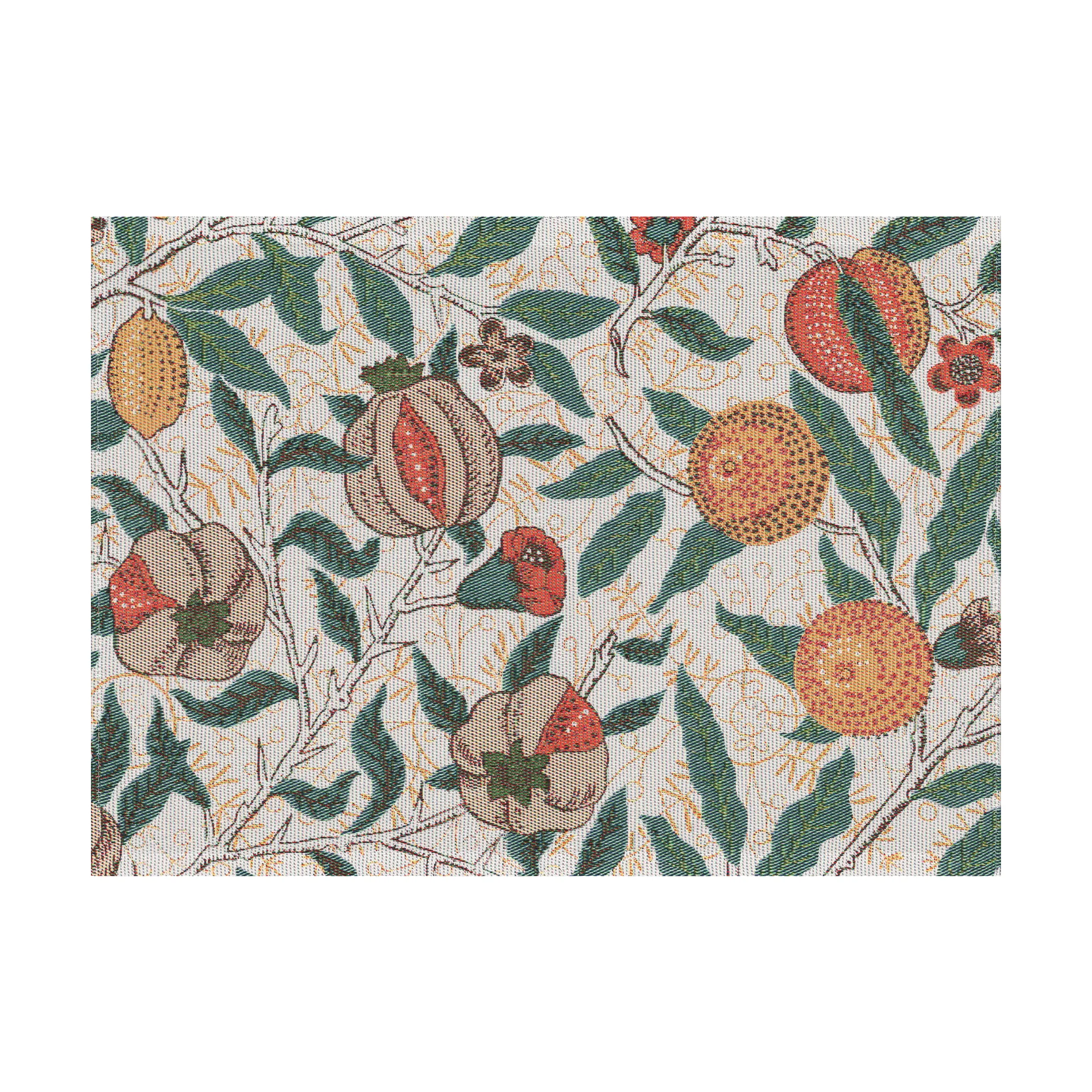 Fruit 餐垫 35x48 cm, 彩色 Ekelund Linneväveri