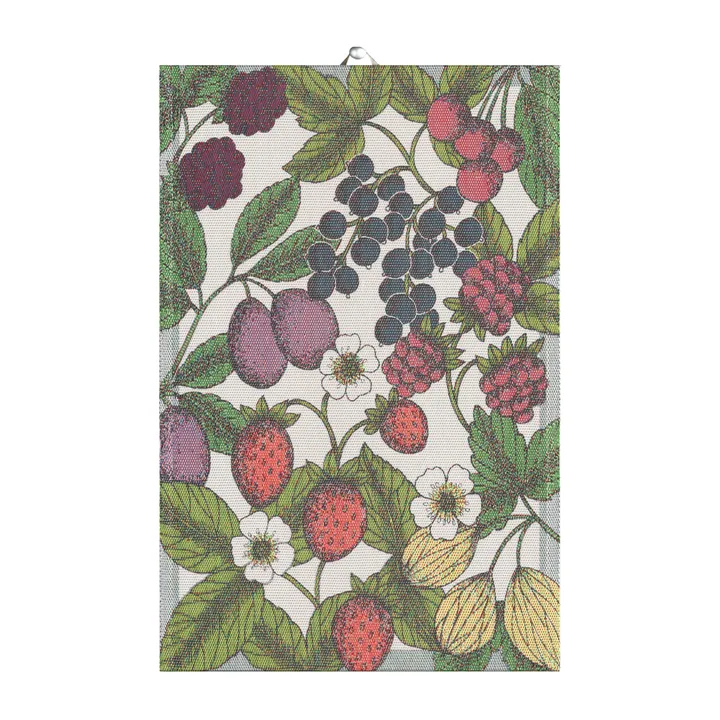 Garden berries 厨房毛巾 - 40x60cm - Ekelund Linneväveri
