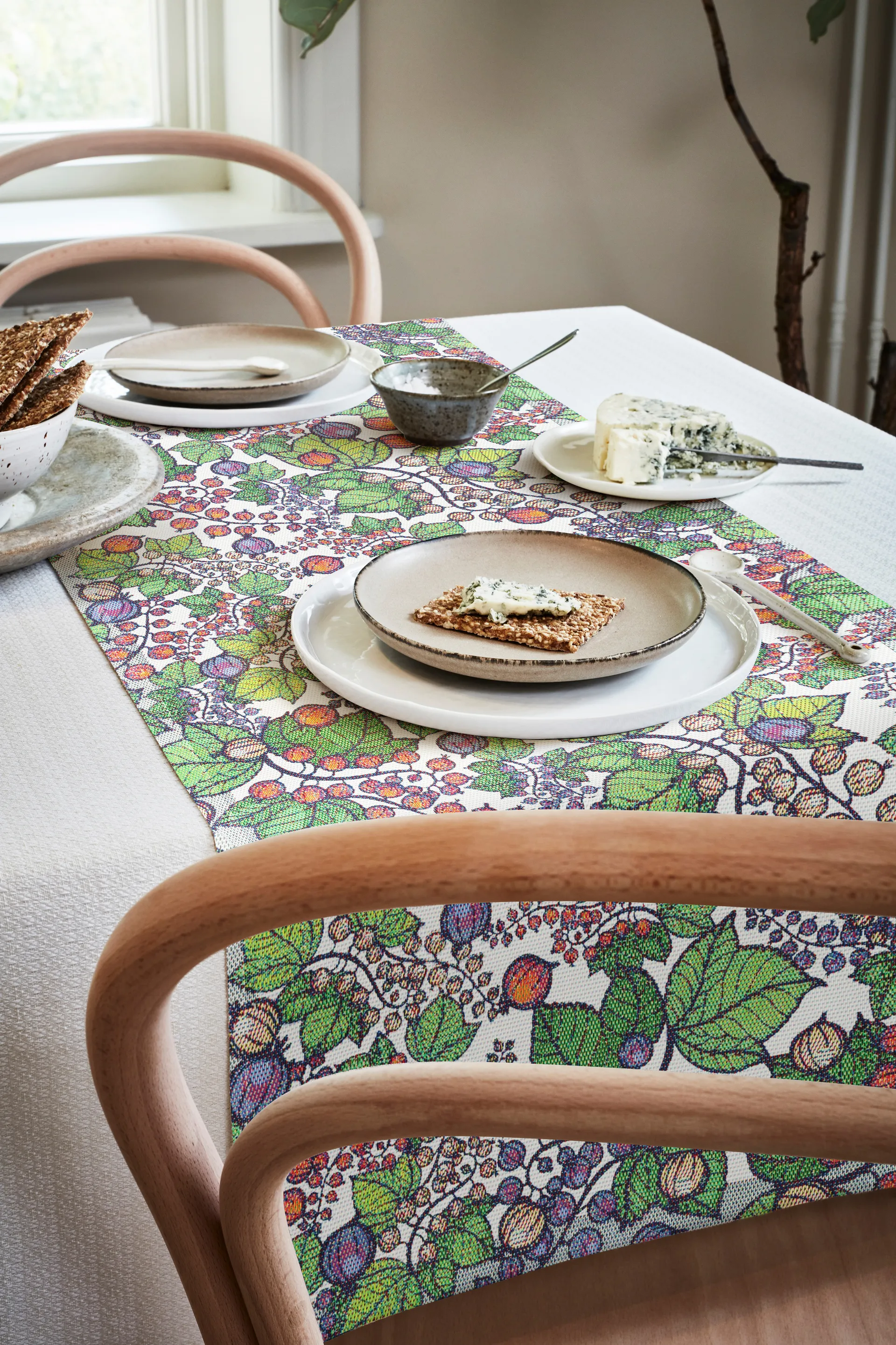 Gooseberries 桌旗, 35x120 cm Ekelund Linneväveri