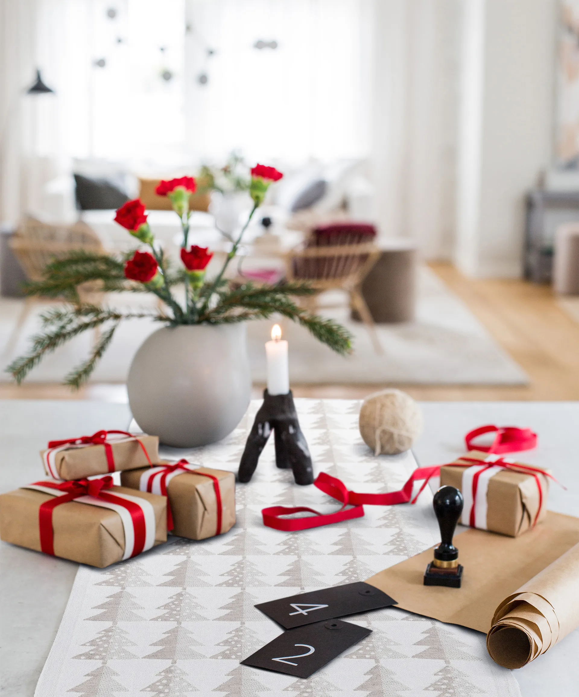 Granar 桌旗, 35x120 cm Ekelund Linneväveri