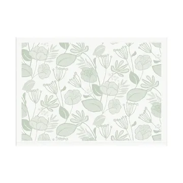 Grönska 餐垫 35x48 cm - 绿色-白色 - Ekelund Linneväveri