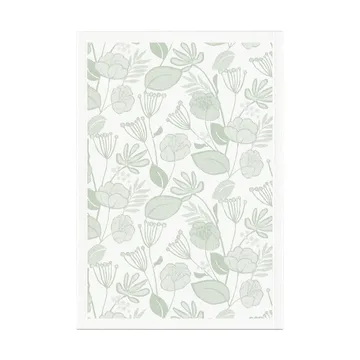 Grönska 厨房巾 35x50cm - 绿色_白色 - Ekelund Linneväveri