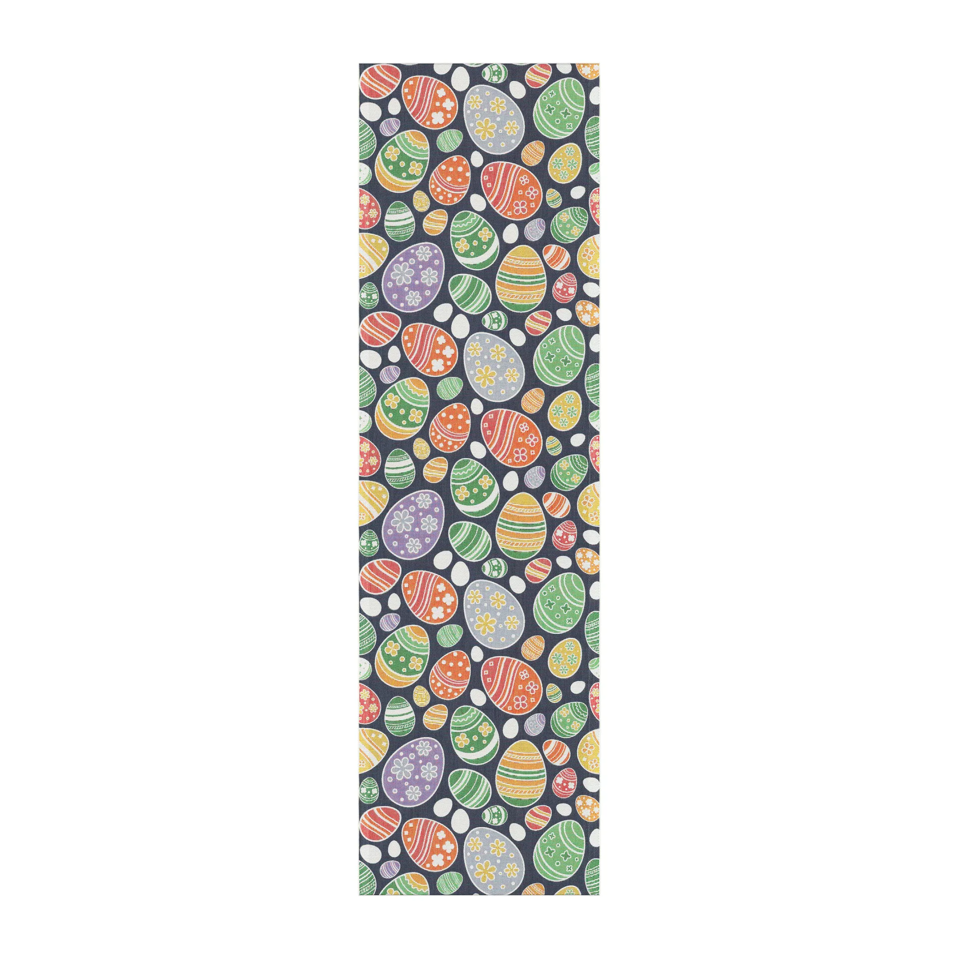 Happy Easter 桌布（table 桌布（runner）） 35x120 cm, Multi Ekelund Linneväveri