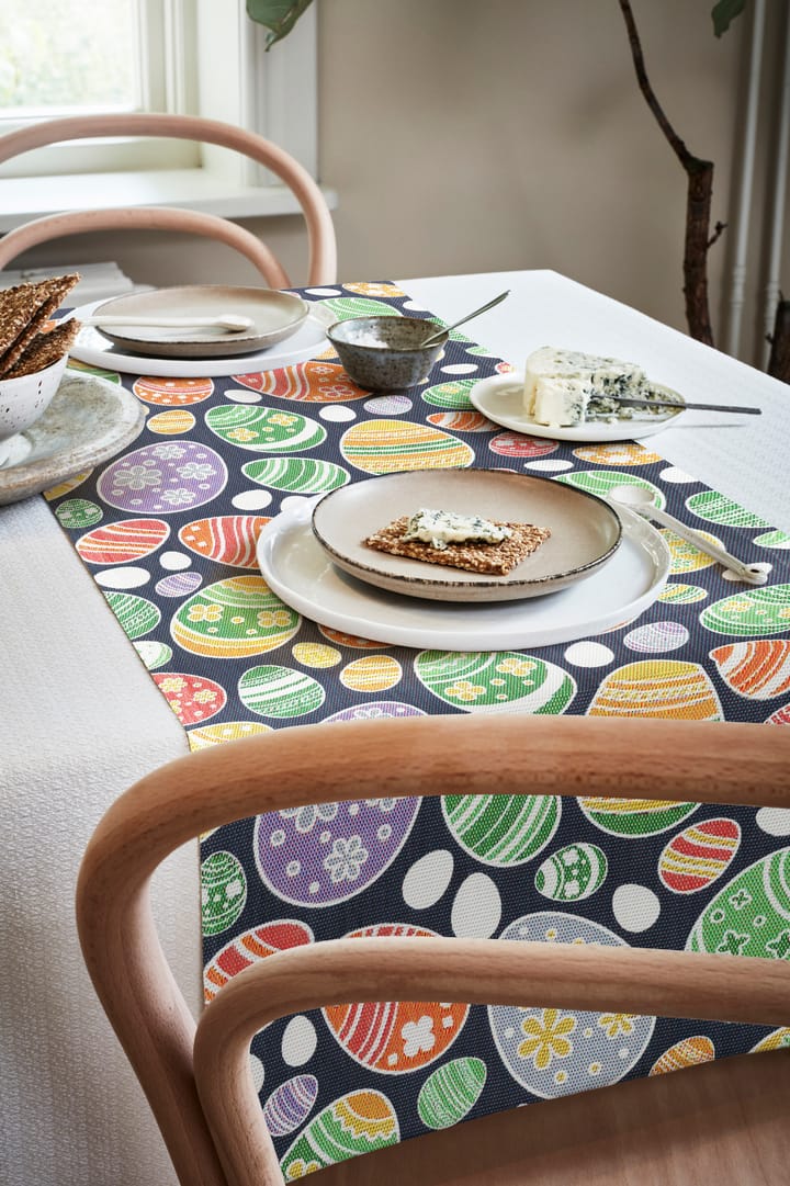Happy Easter 桌布（table 桌布（runner）） 35x120 cm - Multi - Ekelund Linneväveri