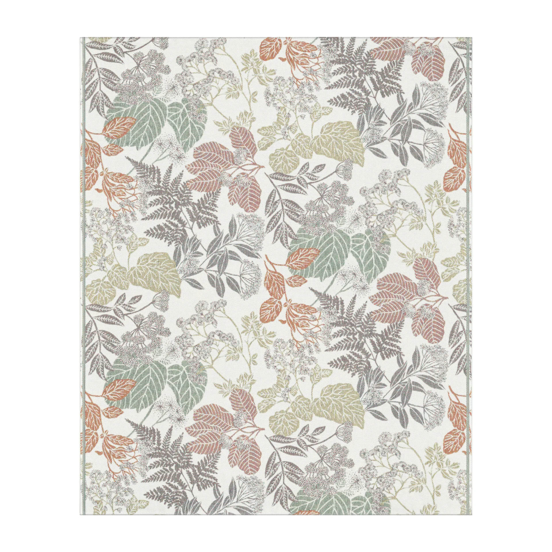 Höstnature 棉毯子140x170 cm, 棕色 Ekelund Linneväveri