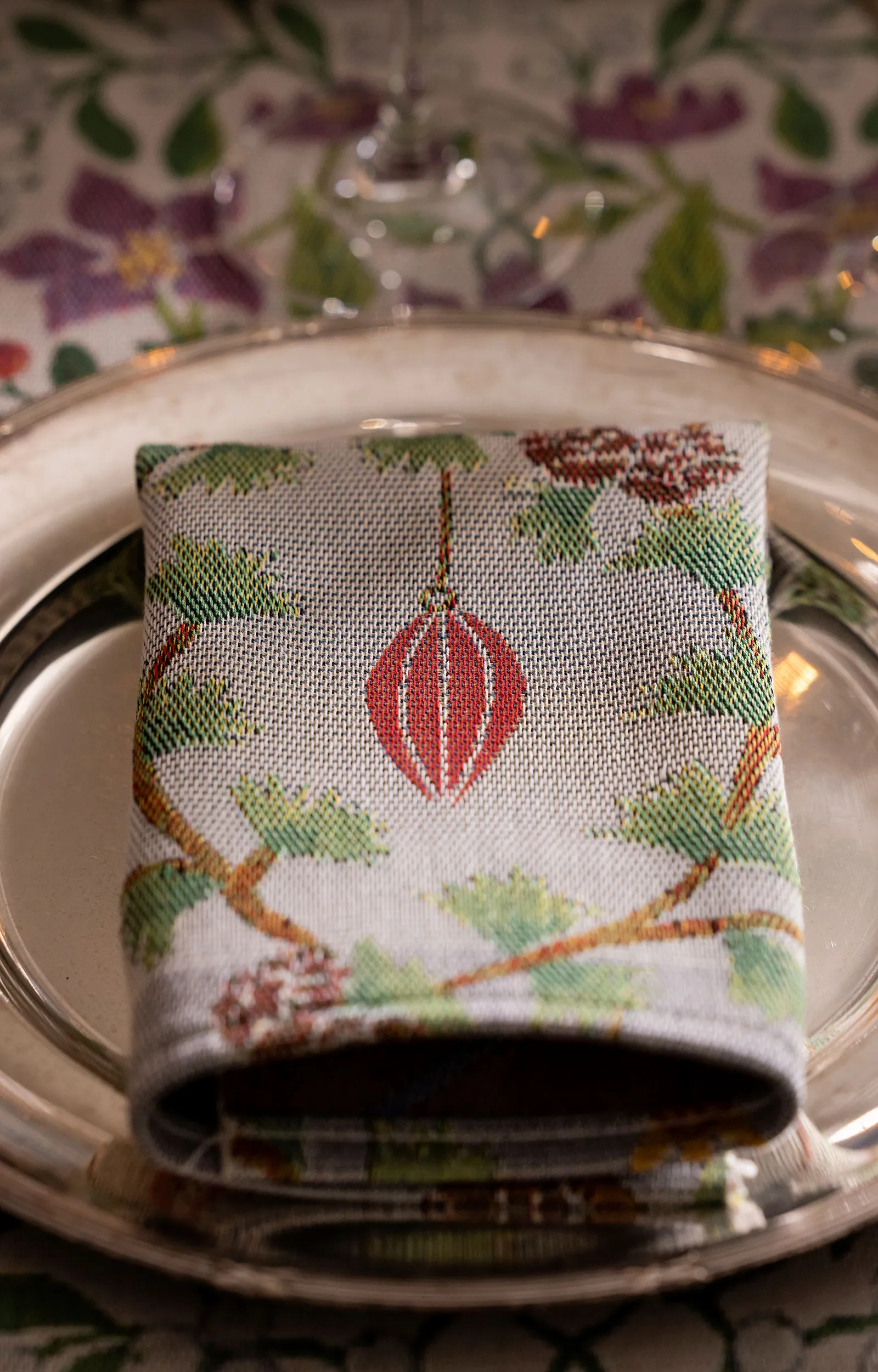 Julefröjd 餐垫 35x48 cm, 彩色 Ekelund Linneväveri