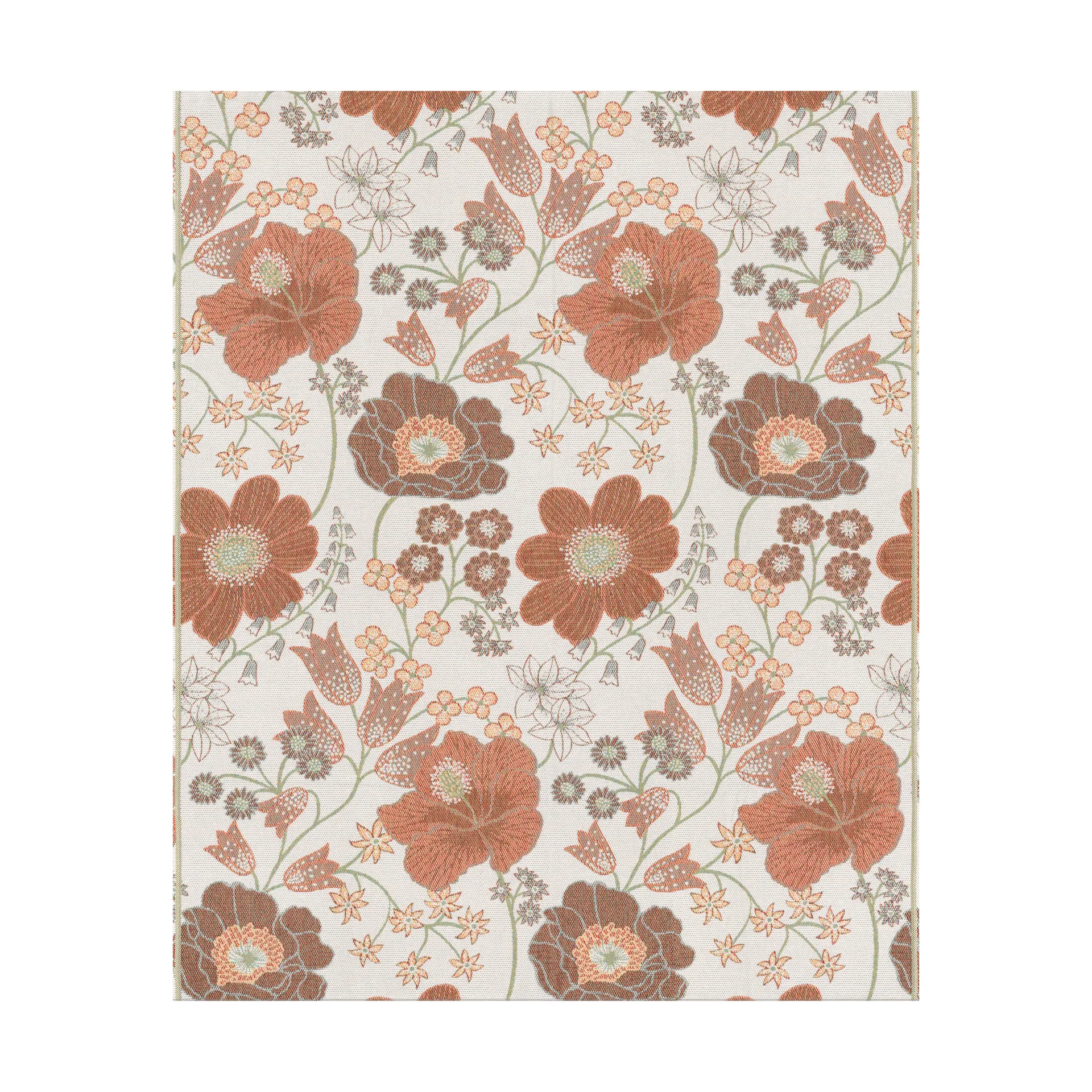 Kvällsblom 毯子 140x170 cm, 彩色 Ekelund Linneväveri