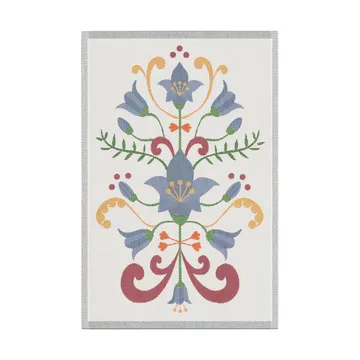 Lindas blåklocka 厨房巾 40x60 cm - 蓝色-灰色 - Ekelund Linneväveri