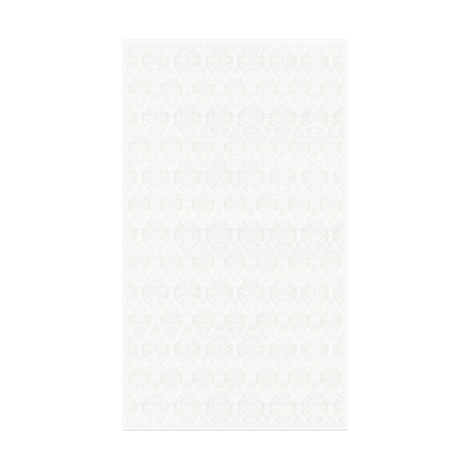 Medaljong 桌布 150x350 cm, 白色 Ekelund Linneväveri