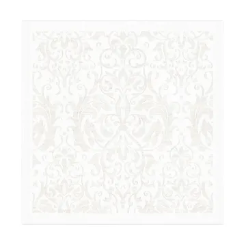 Medaljong 餐巾纸 35x35 cm - 白色 - Ekelund Linneväveri