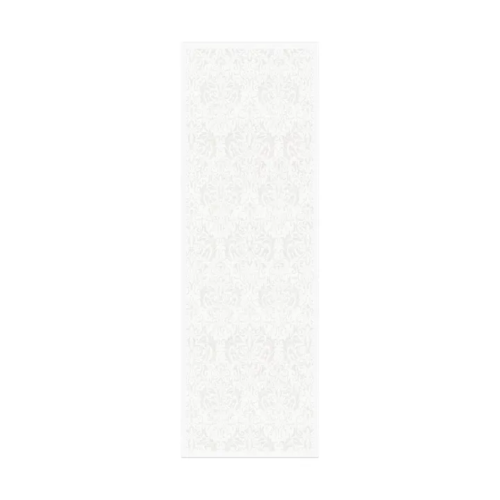 Medaljong 桌旗 50x150cm - 白色 - Ekelund Linneväveri