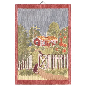Mitt Sverige 厨房巾 35x50cm - 多色 - Ekelund Linneväveri