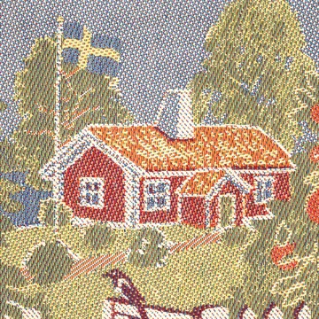 Mitt Sverige 厨房巾 35x50cm - 多色 - Ekelund Linneväveri
