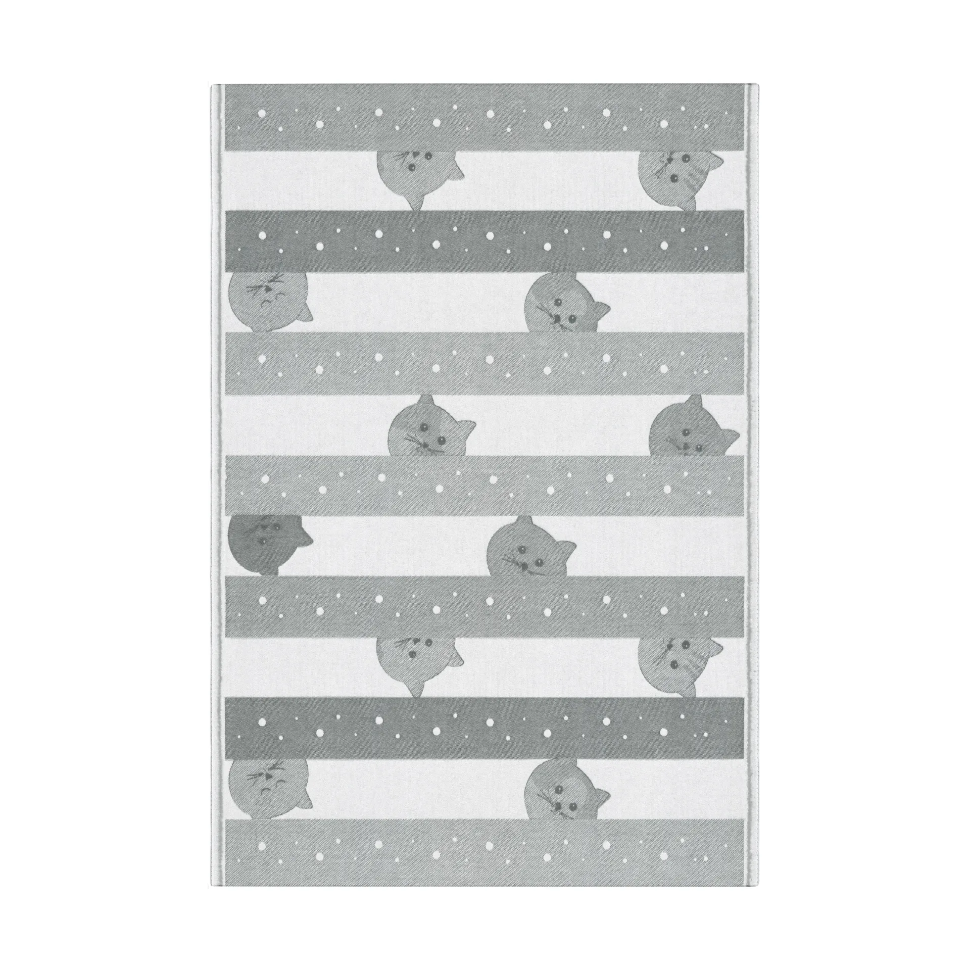 Peekaboo 婴儿毯 72x105 cm, 灰色 Ekelund Linneväveri