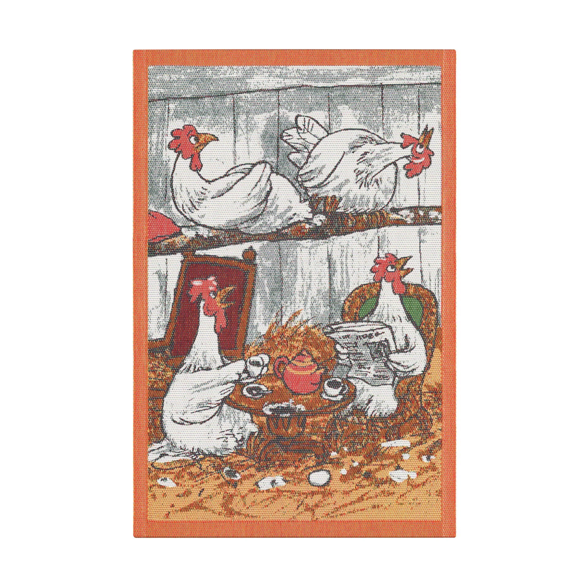 Pettson & Findus 厨房巾 multi 40x60 cm, 咖啡色 Party Ekelund Linneväveri