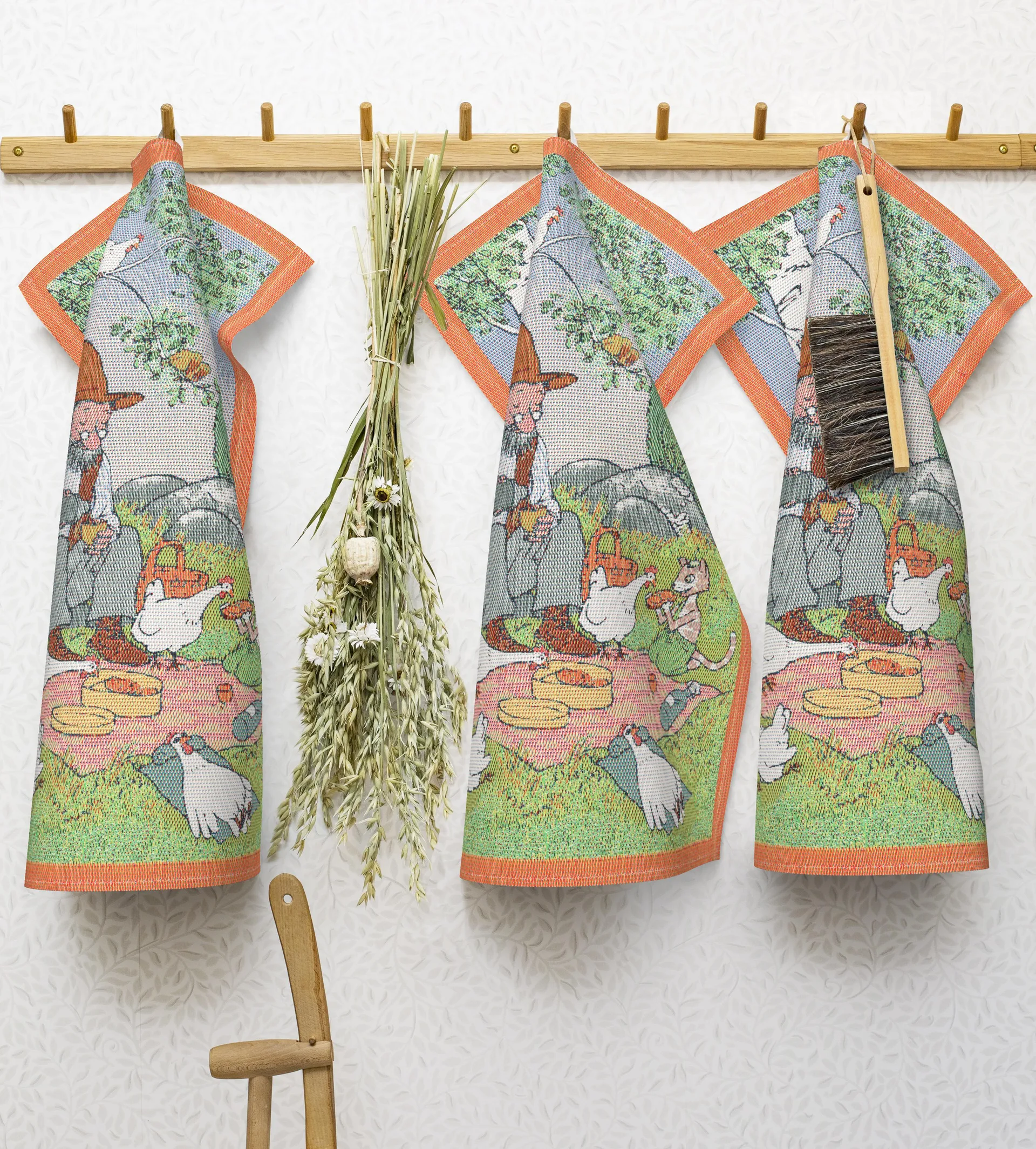 Pettson & Findus 厨房巾 , Picnic Ekelund Linneväveri