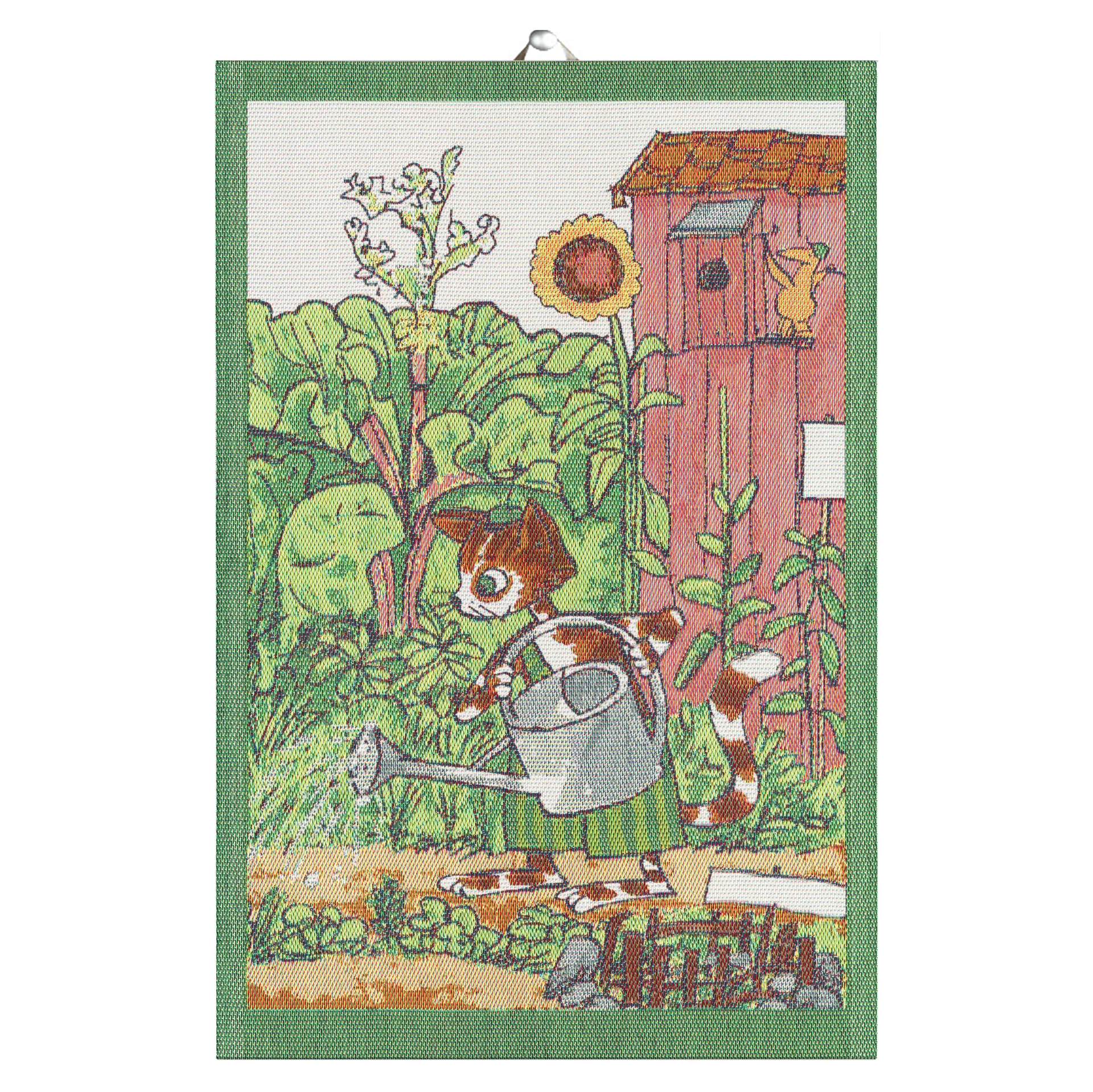 Pettson & Findus 厨房巾 , watering can Ekelund Linneväveri