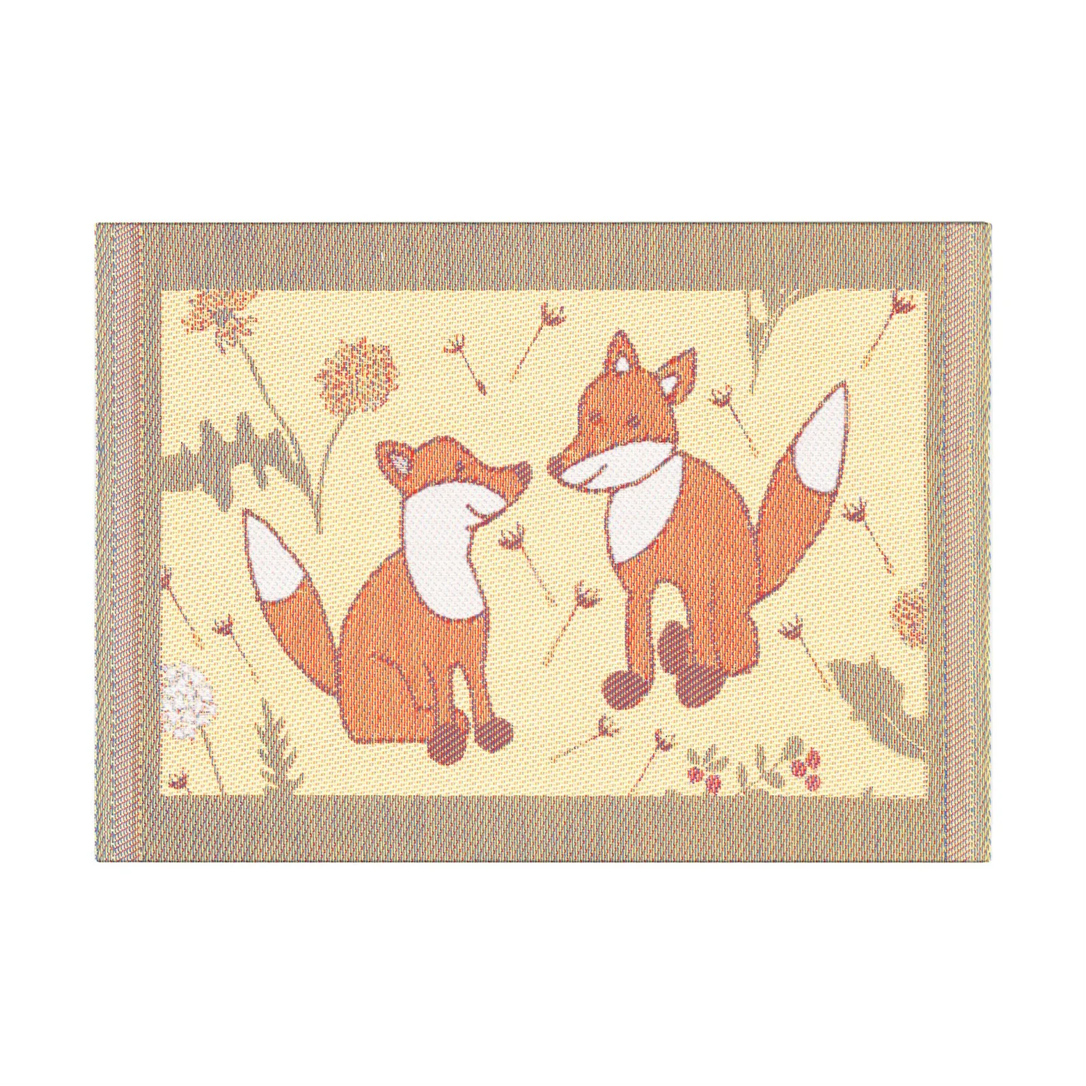 Rävar 抹布洗碗布 35x25 cm, 米色-橙色 Ekelund Linneväveri
