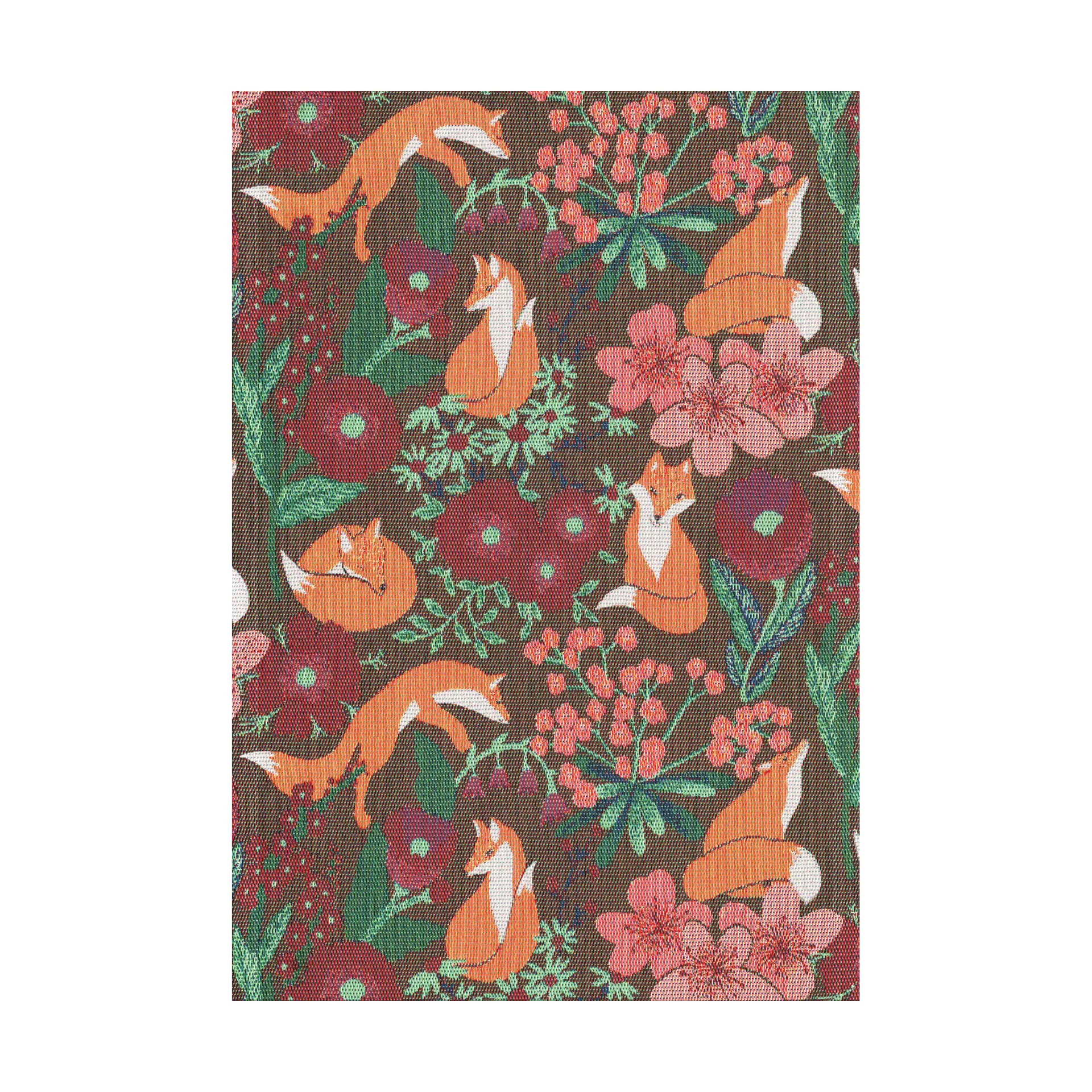 Rävdans 厨房巾 35x50 cm, 彩色 Ekelund Linneväveri