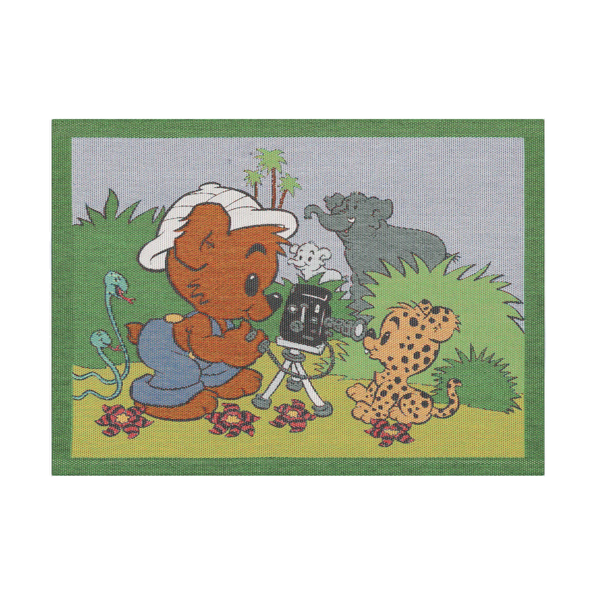 Safari 餐垫 35x48 cm, 彩色 Ekelund Linneväveri