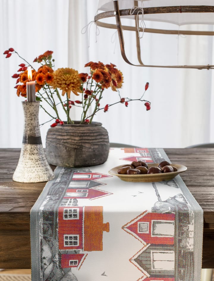 Skärgård 桌布（table 桌布（runner）） 35x120 cm, Multi Ekelund Linneväveri