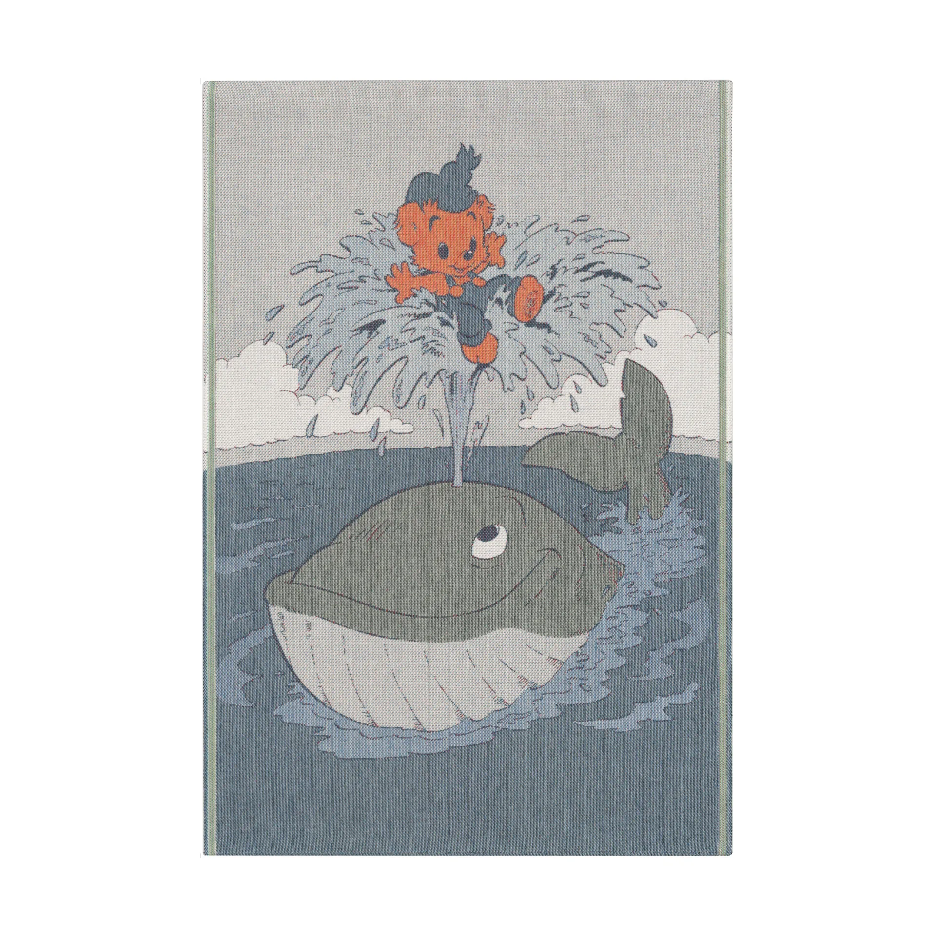 Skattsökarfärden 婴儿毯72x105cm, 蓝色 Ekelund Linneväveri