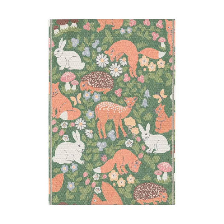 Skogslek 婴儿毯72x105cm - 多色 - Ekelund Linneväveri