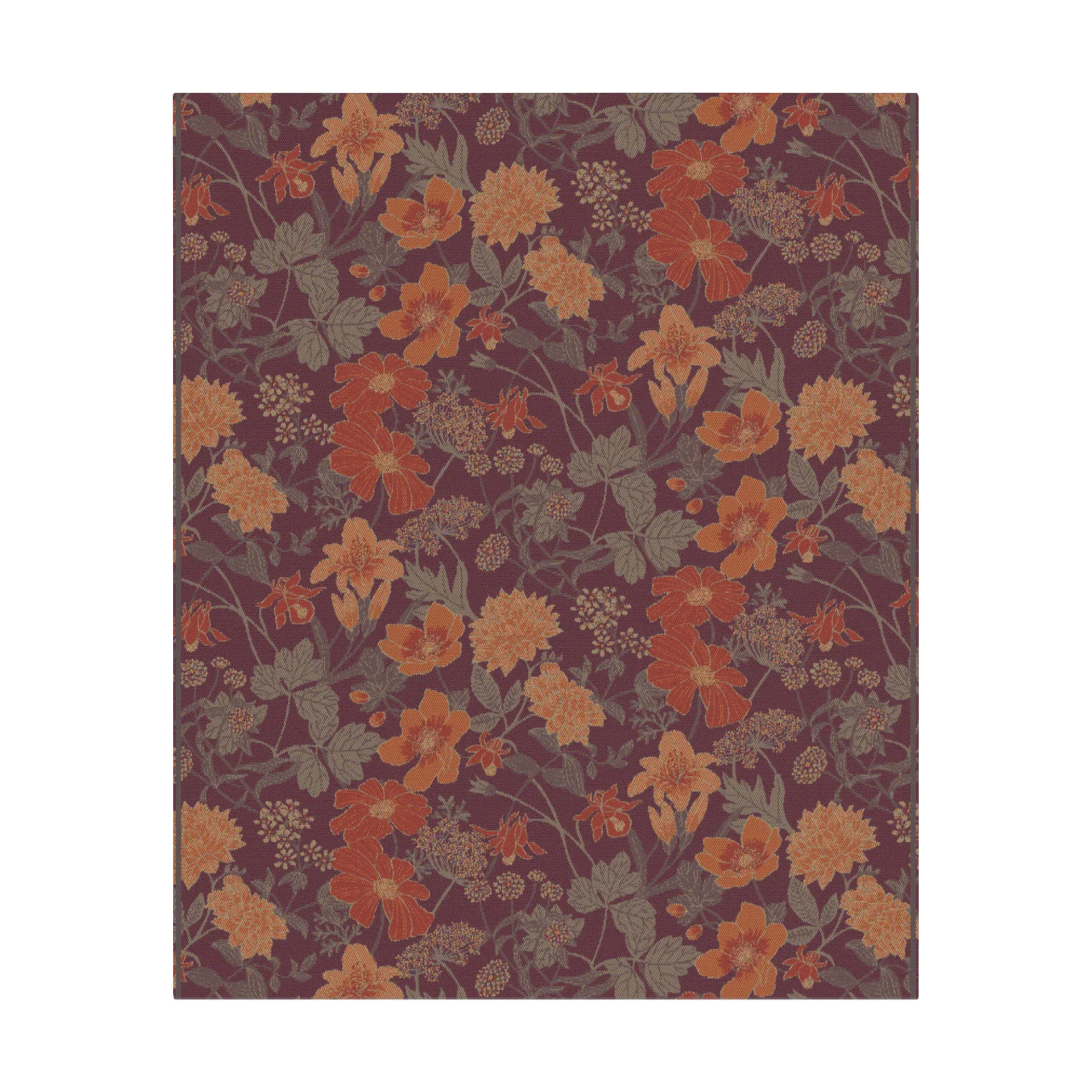 Soft 毯子 140x170 cm, 褐色 Ekelund Linneväveri