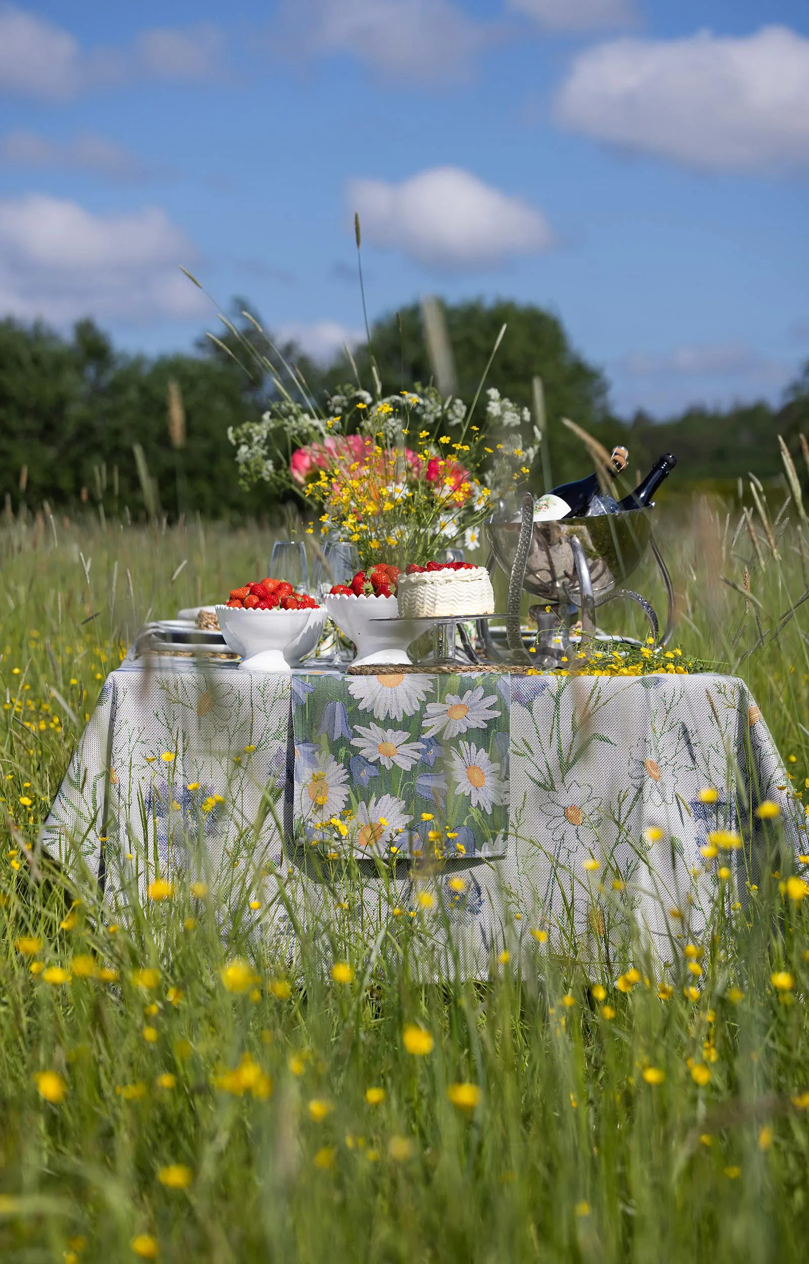 Sommar 餐垫 35x48 cm, 彩色 Ekelund Linneväveri