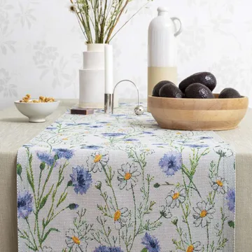 Sommar 桌布35x80cm - 多色 - Ekelund Linneväveri