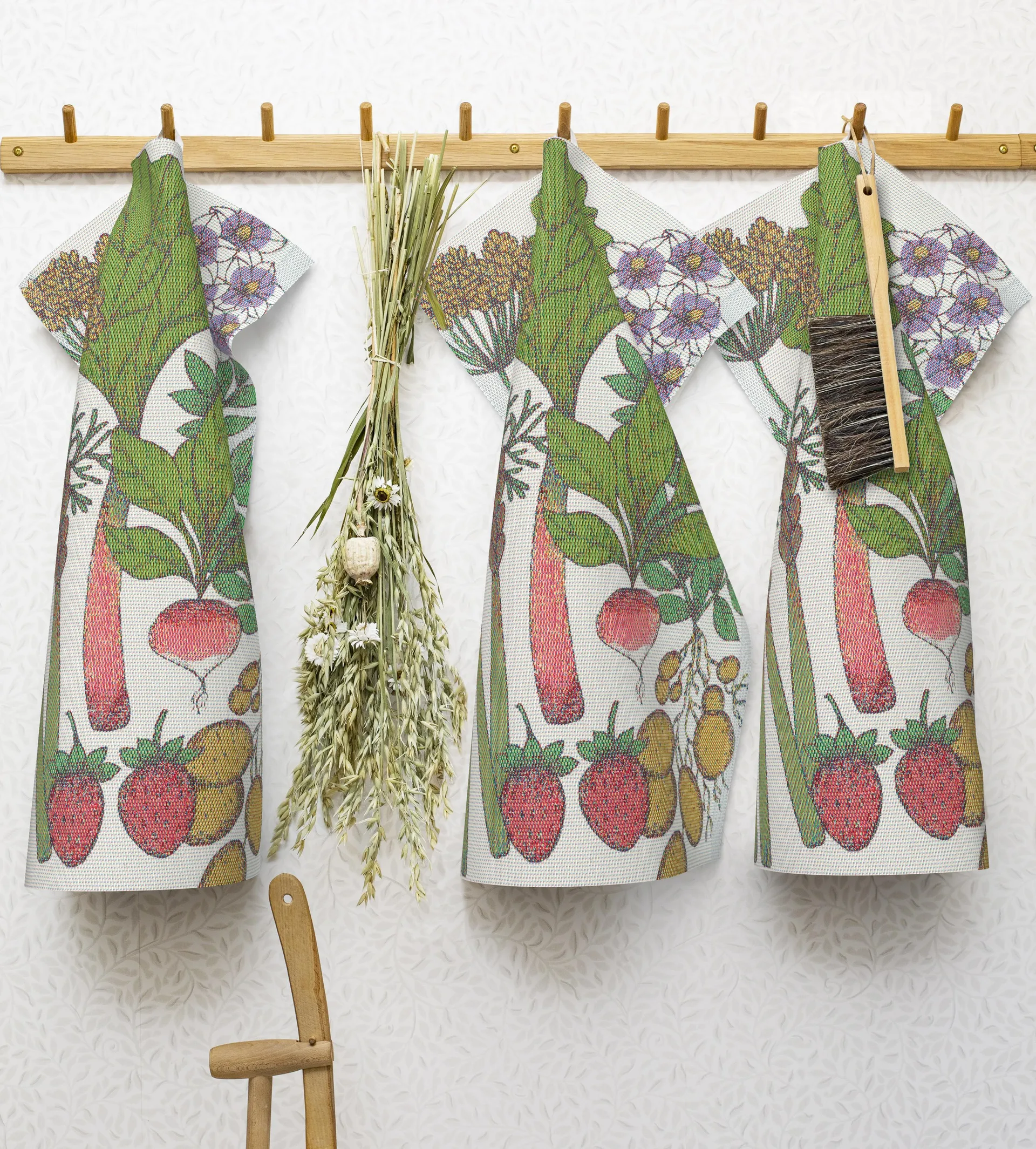 Summer greens 厨房巾 , 40x60 cm Ekelund Linneväveri