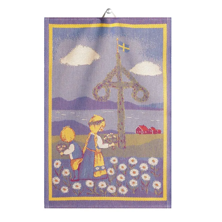 Svensk Sommar 厨房巾 - 35x50cm - Ekelund Linneväveri