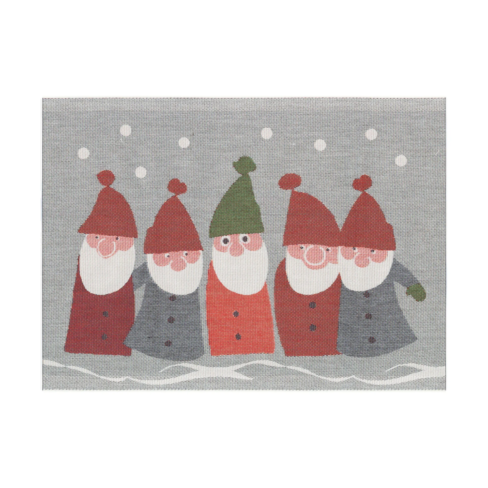 Tomtemöte 餐垫 35x48 cm, 彩色 Ekelund Linneväveri