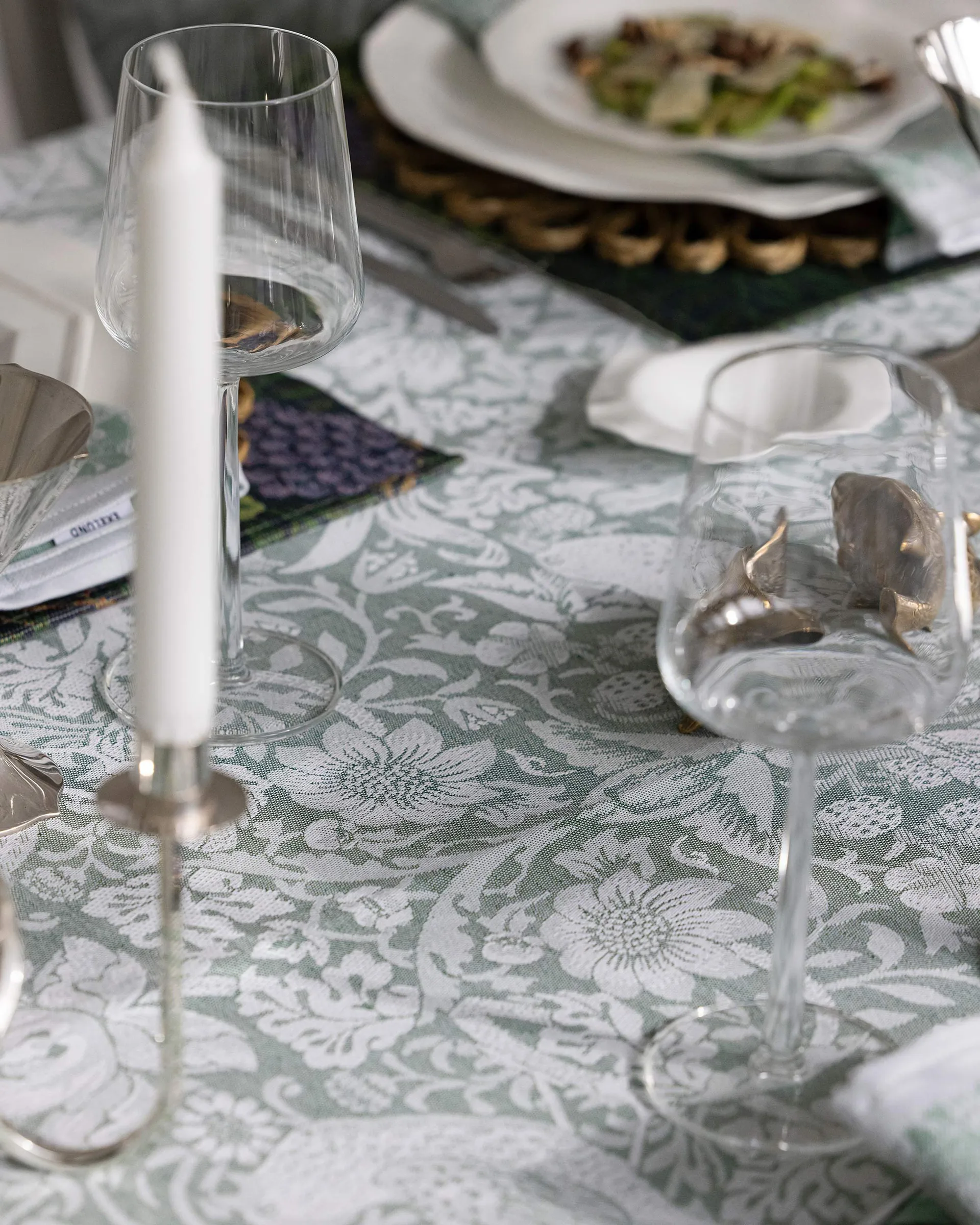 Tomtemöte 餐垫 35x48 cm, 彩色 Ekelund Linneväveri