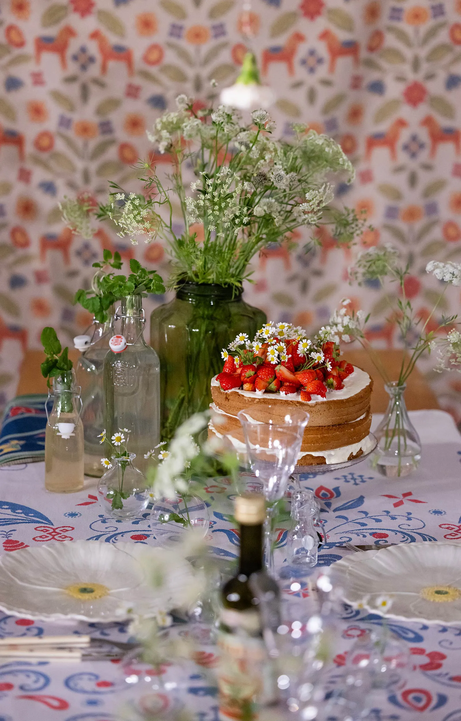 Torplyckan 厨房巾 35x50 cm, 彩色 Ekelund Linneväveri