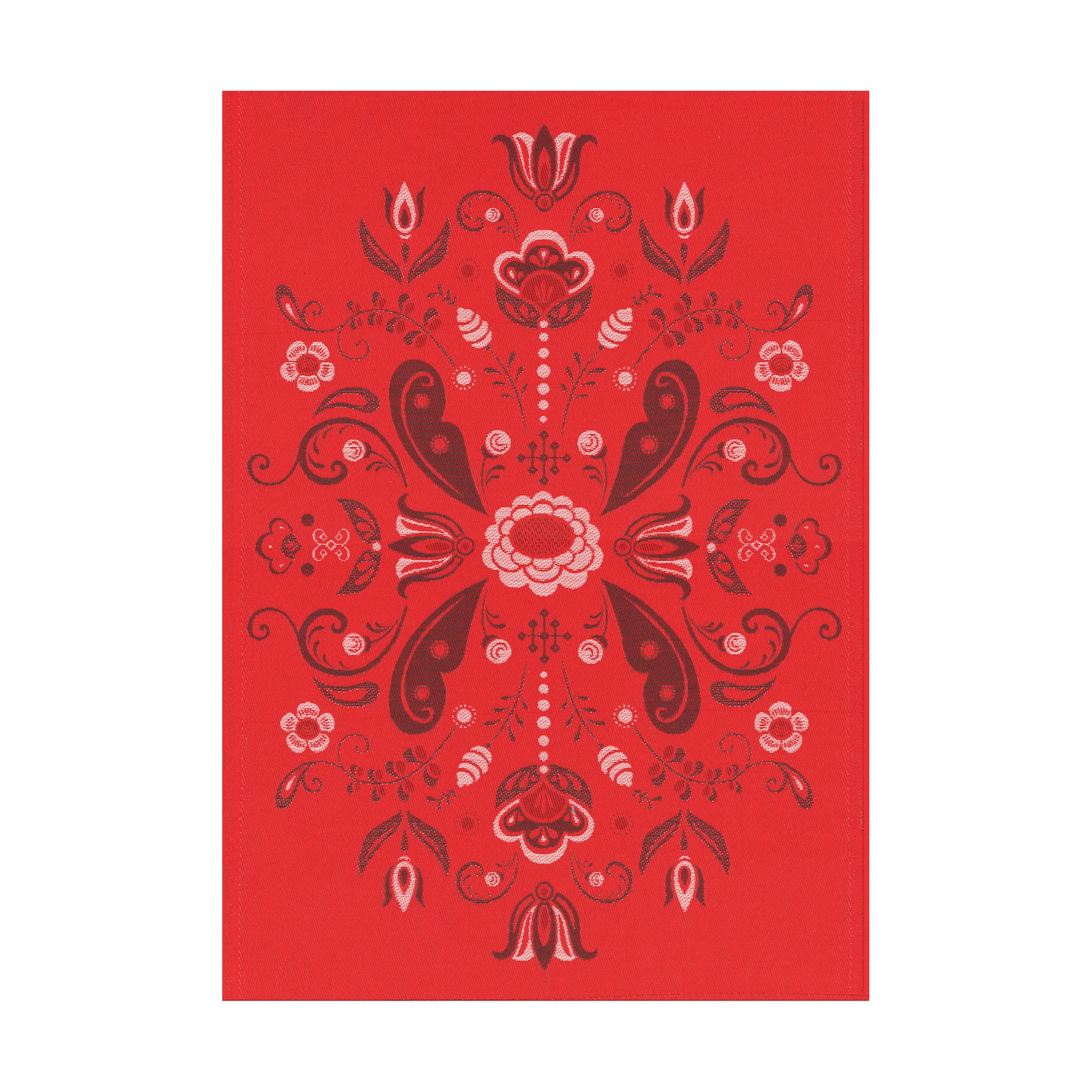 Torplyckan 厨房巾 35x50 cm, 红色 Ekelund Linneväveri