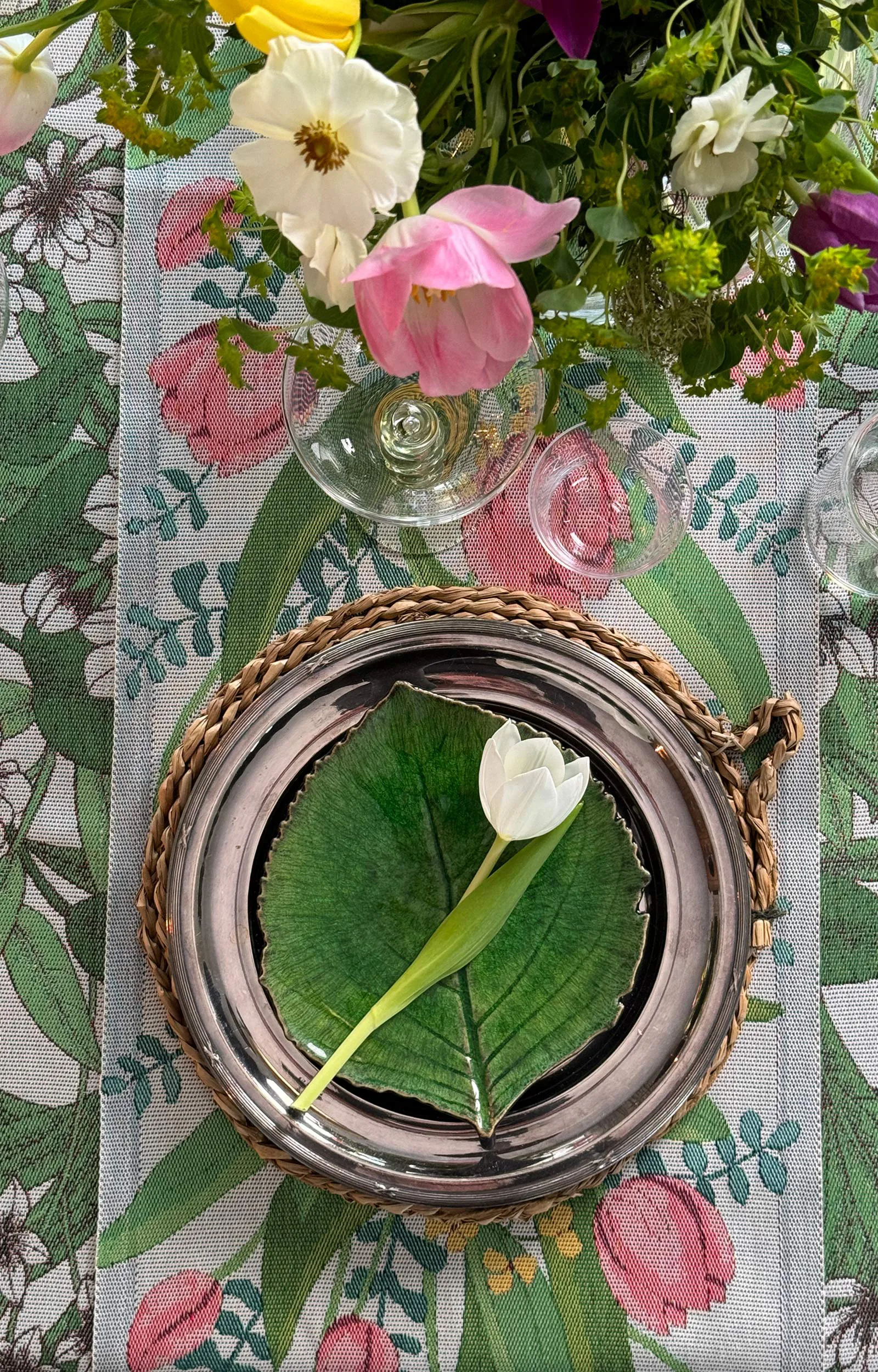 Tulpanlund 厨房巾 35x50 cm, 彩色 Ekelund Linneväveri