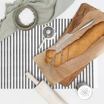 Tvärs 餐垫 grey - 35x48 cm - Ekelund Linneväveri