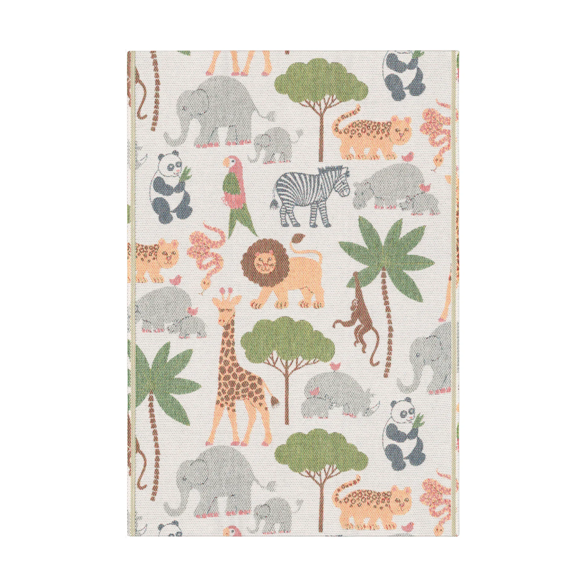 Vilda Vänner 婴儿毯 72x105 cm, 彩色 Ekelund Linneväveri
