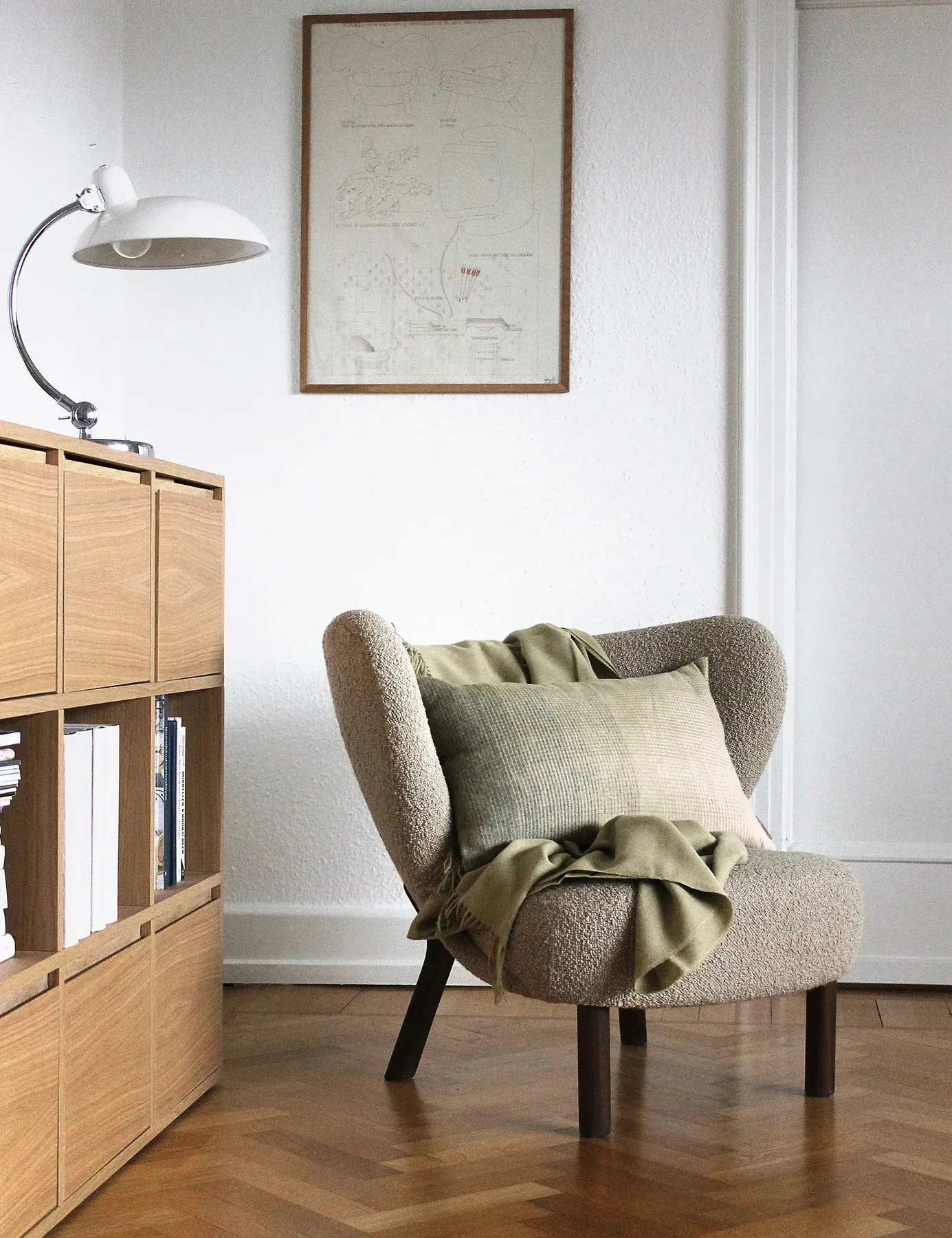 Elvang 经典款羊毛盖毯, Light green Elvang Denmark